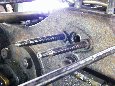 Regulator shaft removed